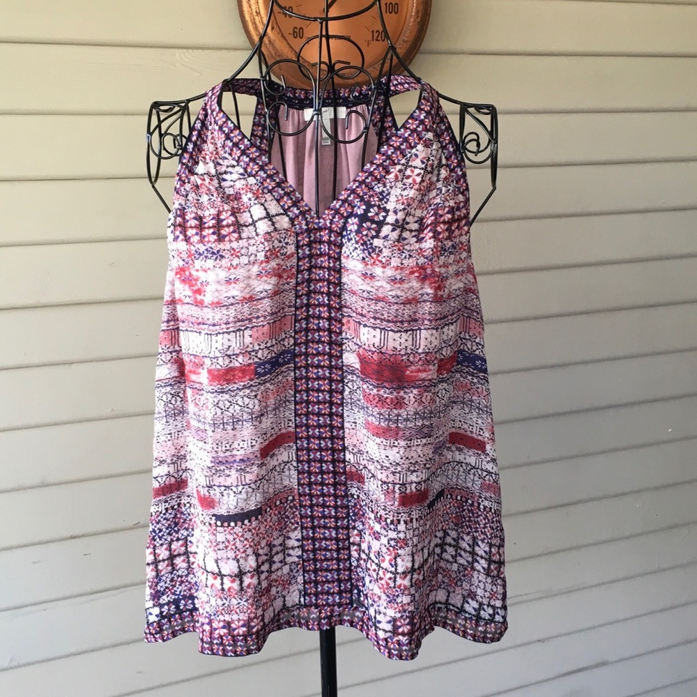 Joie Multicolor Halter Blouse